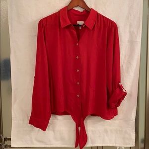 Chico’s - Beautiful Red Blouse size 2